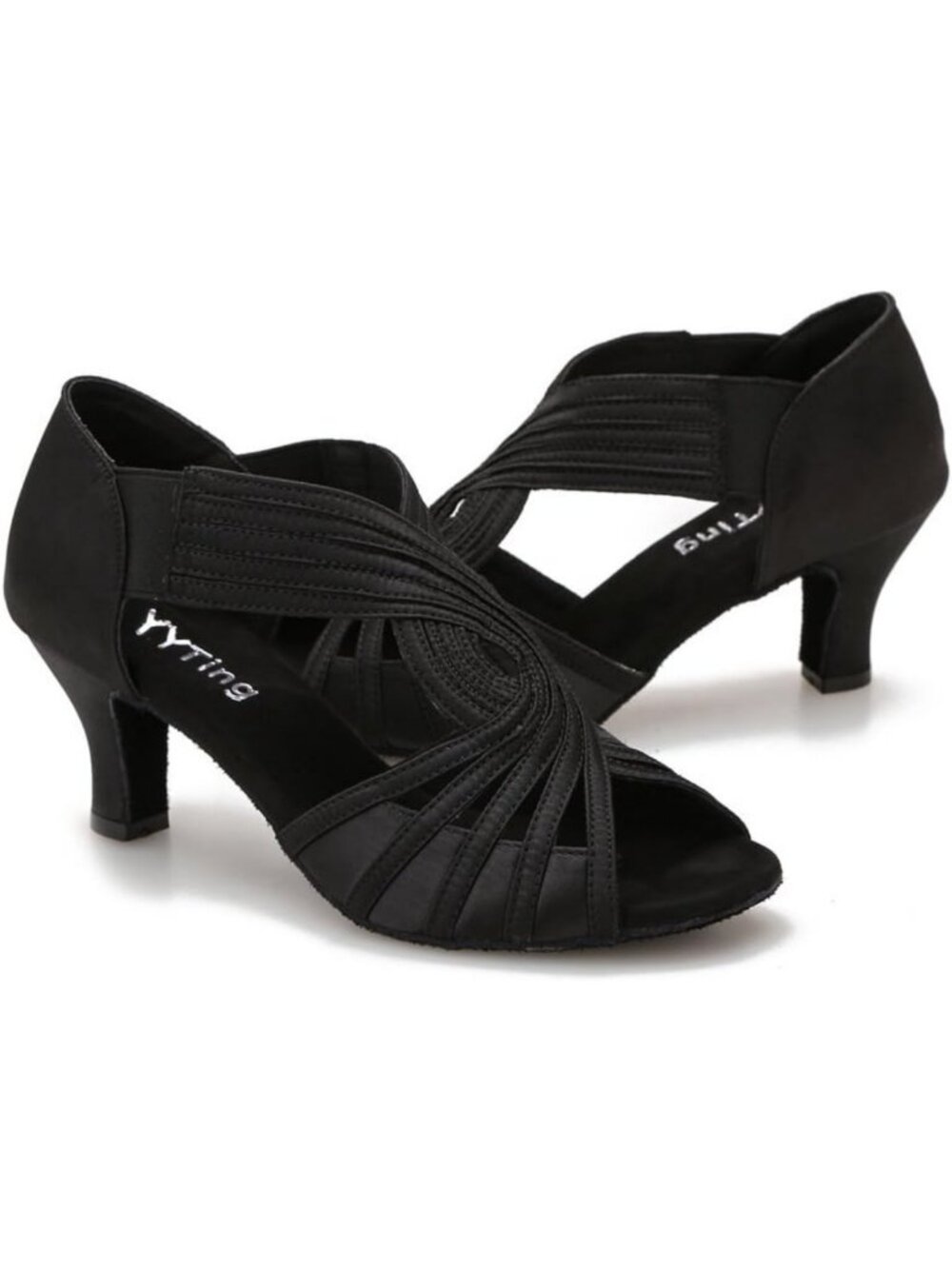 Stylish Women's Latin Salsa Dance Shoes - 2.5'' Heels for Practice & Performance